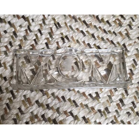 Fostoria for Avon MOM Glass Paperweight Picture Frame Mothers Day Crystal VTG - Picture 2 of 14